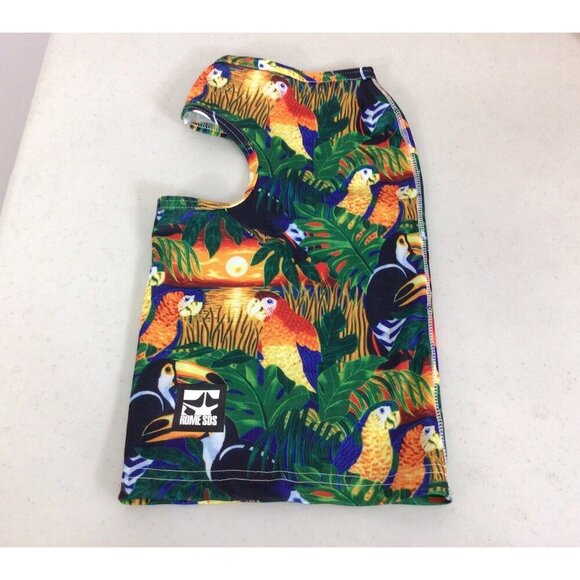 Rome SDS Balaclava Neck Warmer Tropical Toucan Print Mens One Size - Picture 1 of 7